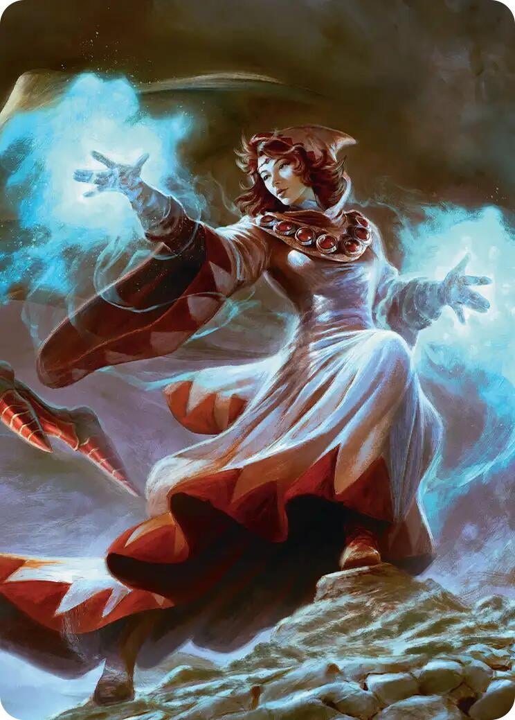 The Destined White Mage Scene Art Card (3) (FINAL FANTASY)