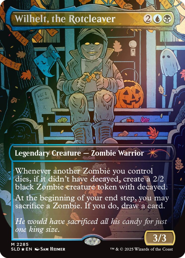 Wilhelt, the Rotcleaver (Rainbow Foil) (2285) (Secret Lair Drop Series)