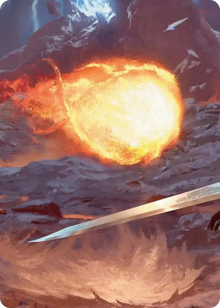 Duelist's Flame Scene Art Card (11) (Art Series: FINAL FANTASY)