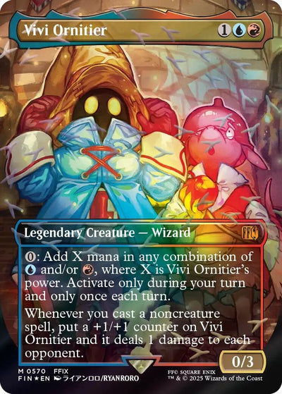 Vivi Ornitier (Borderless) (Chocobo Track Foil) (570) (FINAL FANTASY)