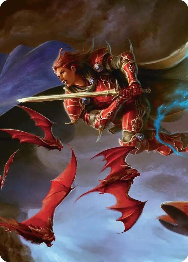The Destined Warrior Scene Art Card (2) (FINAL FANTASY)