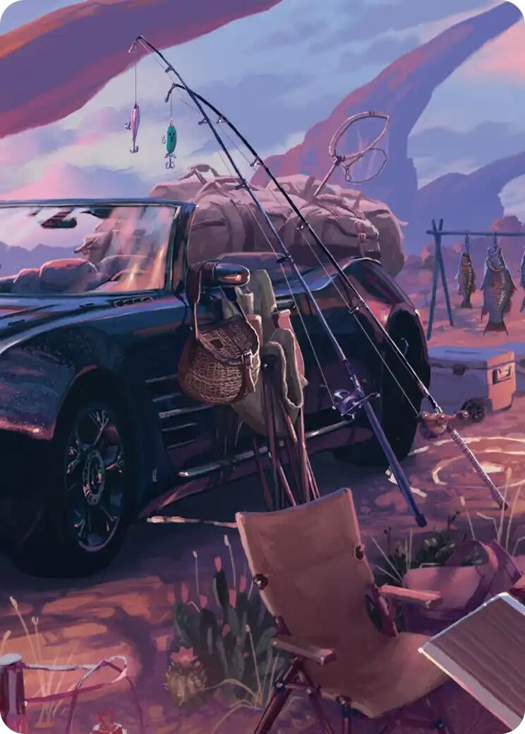 Fishing Gear Scene Art Card (20) (FINAL FANTASY)