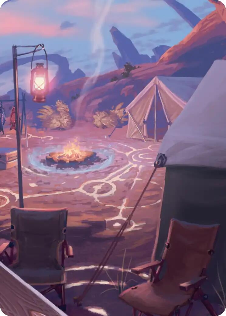 Chocobo Camp Scene Art Card (21) (Art Series: FINAL FANTASY)