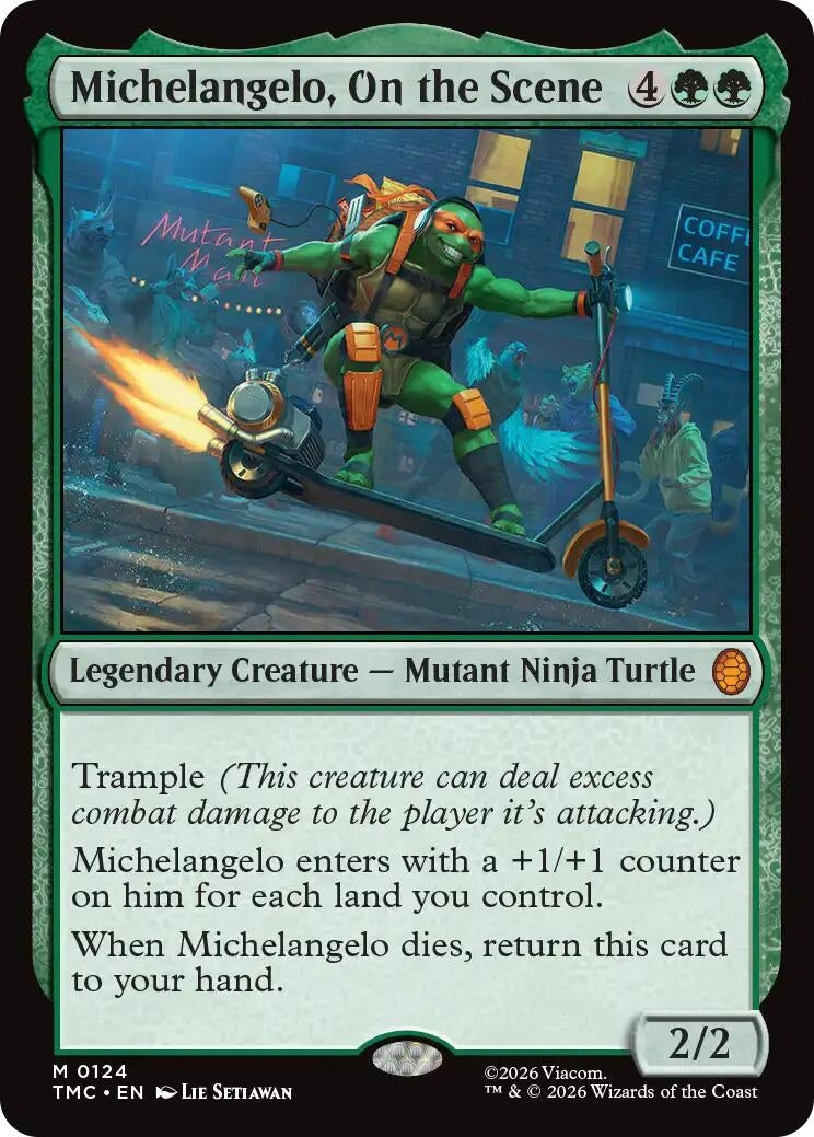 Michelangelo, On the Scene (124) (Teenage Mutant Ninja Turtles)