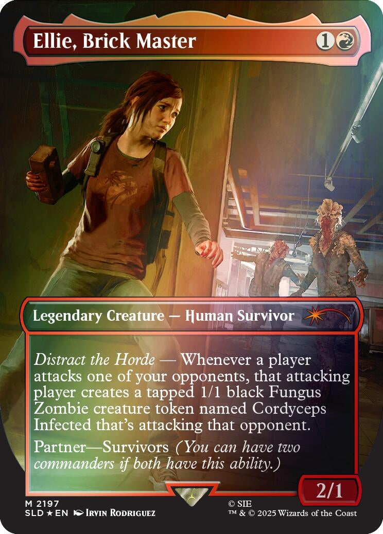 Ellie, Brick Master (Rainbow Foil) (2197) (Secret Lair Drop Series)