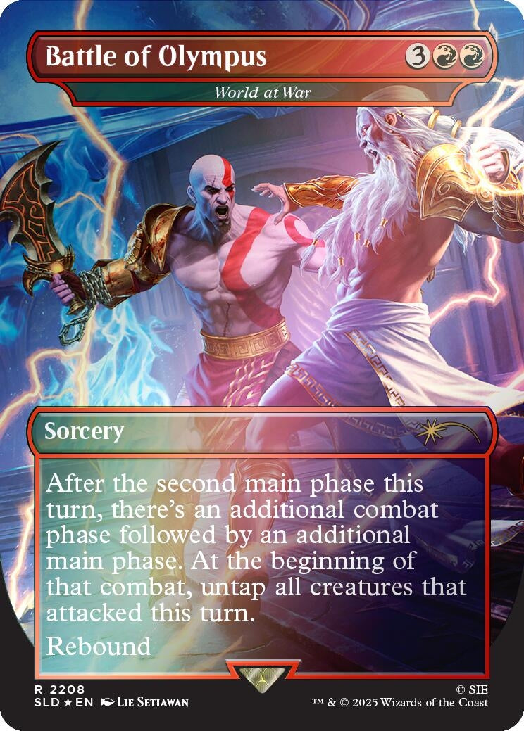 Battle of Olympus - World at War (Rainbow Foil) (2208) (Secret Lair Drop Series)