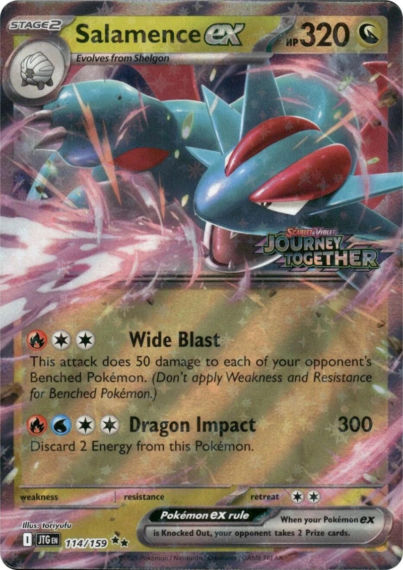 Image for Salamence ex - 114/159 (Journey Together Stamped) (114/159) (Miscellaneous Cards & Products) - Pokemon