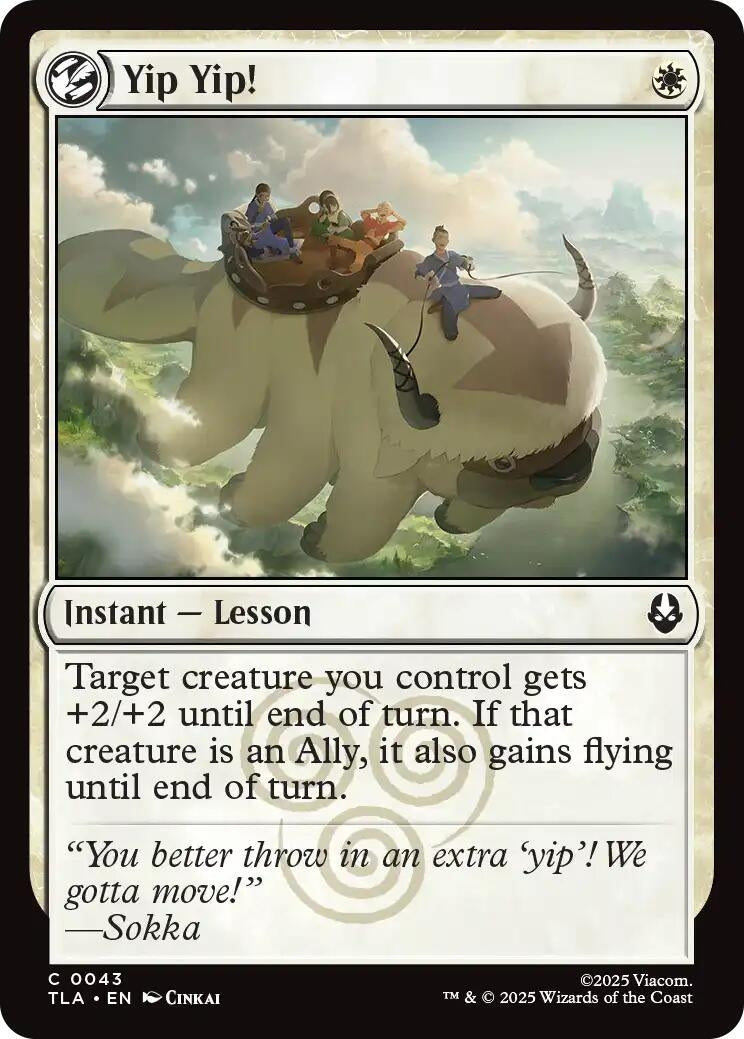 Yip Yip! (43) (Avatar: The Last Airbender)