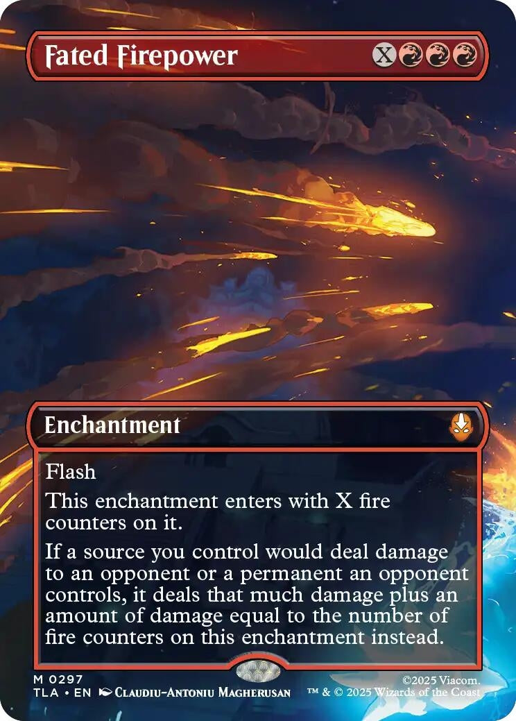 Fated Firepower (Borderless) (297) (Avatar: The Last Airbender)