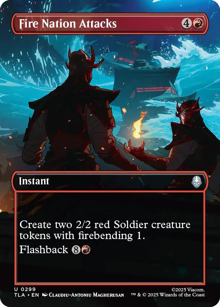 Fire Nation Attacks (Borderless) (299) (Avatar: The Last Airbender)