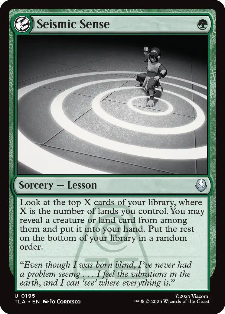 Seismic Sense (195) (Avatar: The Last Airbender)