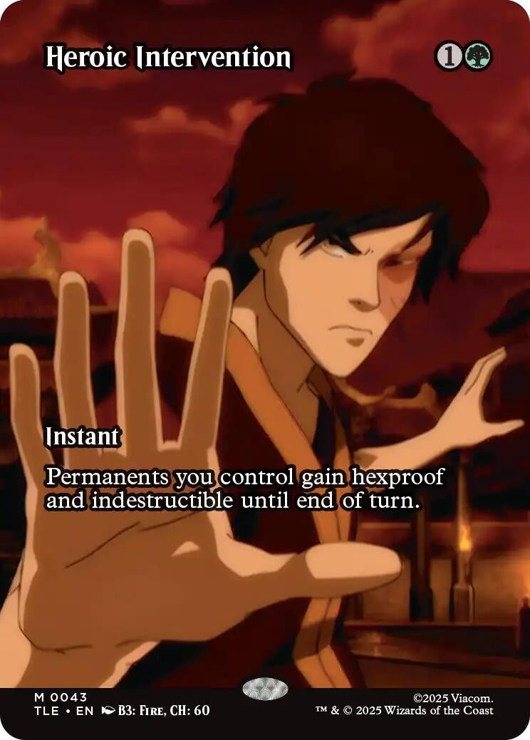 Heroic Intervention (Borderless) (43) (Avatar: The Last Airbender: Eternal-Legal)