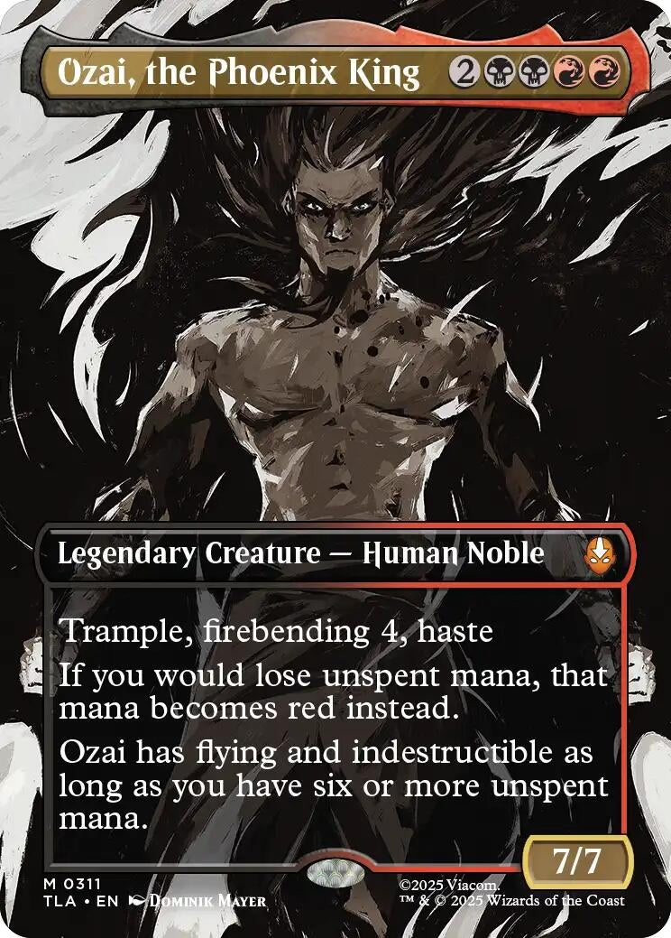 Ozai, the Phoenix King (0311) (Borderless) (311) (Avatar: The Last Airbender)