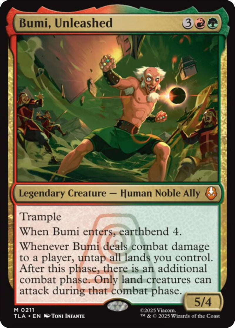 Image for Bumi, Unleashed (211) (Avatar: The Last Airbender) - Magic: The Gathering