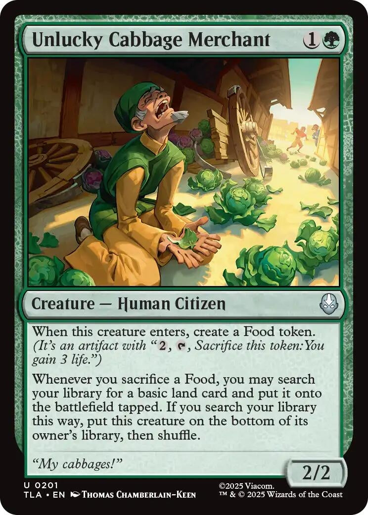 Unlucky Cabbage Merchant (201) (Avatar: The Last Airbender)