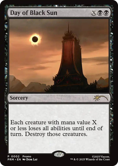 Day of Black Sun (2) (Unique and Miscellaneous Promos)