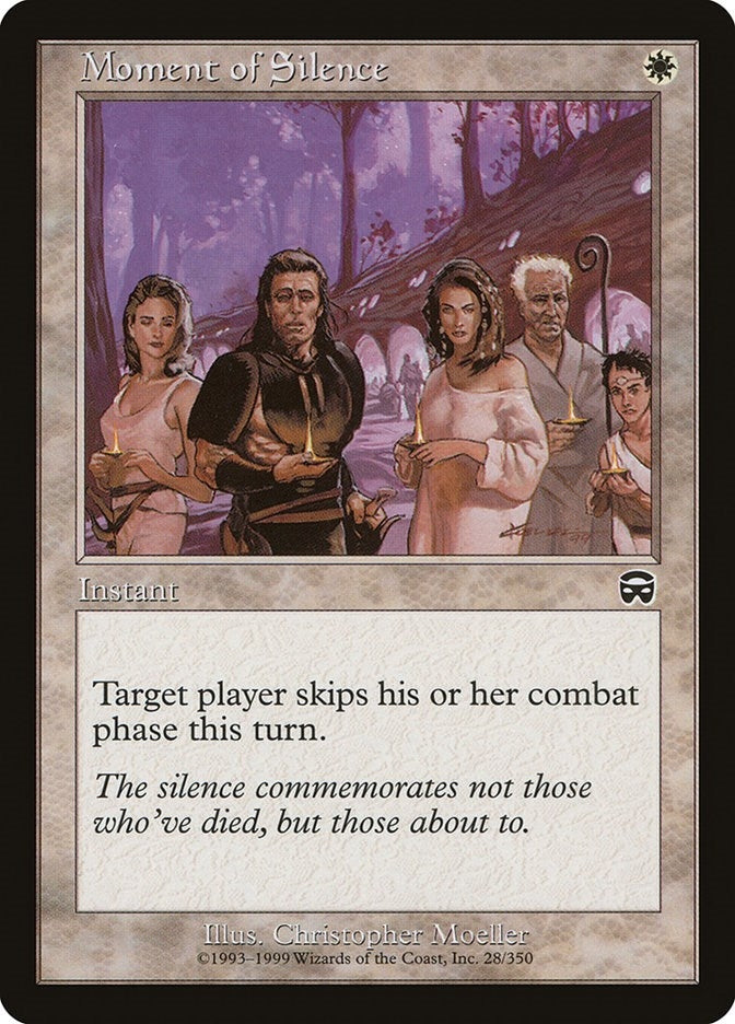 Moment of Silence (28) (Mercadian Masques)