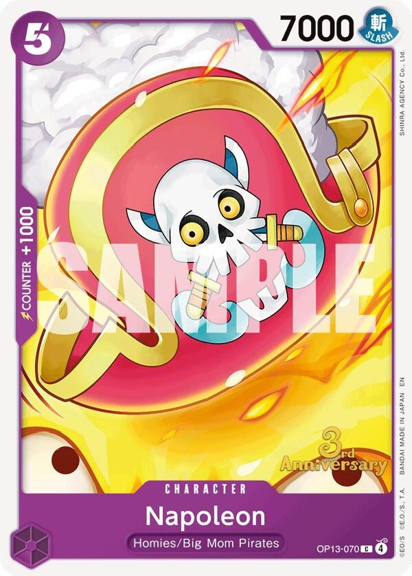 Image for Napoleon (OP13-070) (Carrying On His Will: 3rd Anniversary Tournament Cards) (OP13 ANN) - One Piece Card Game