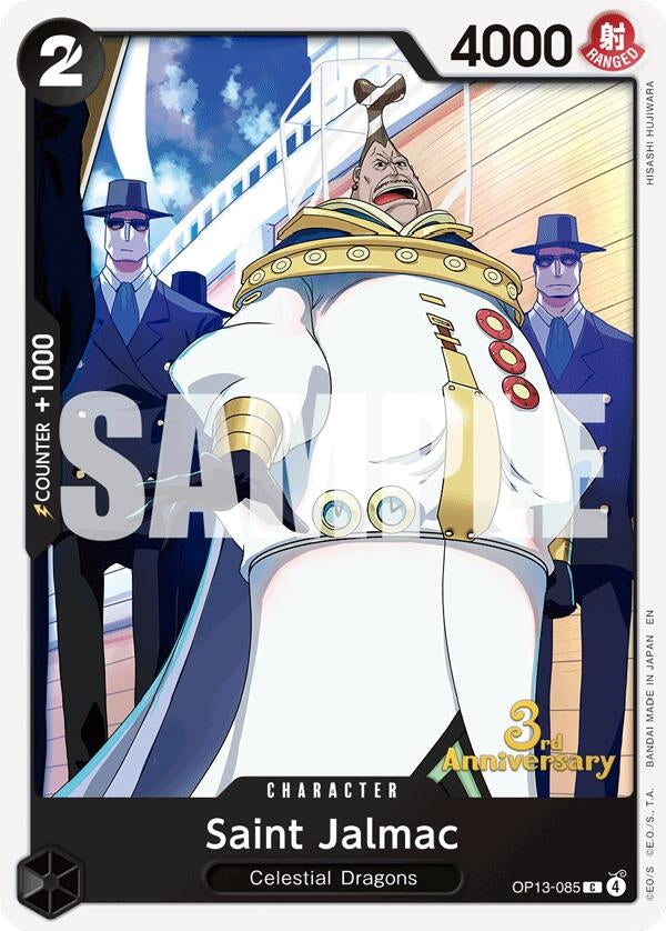 Image for Saint Jalmac (OP13-085) (Carrying On His Will: 3rd Anniversary Tournament Cards) (OP13 ANN) - One Piece Card Game
