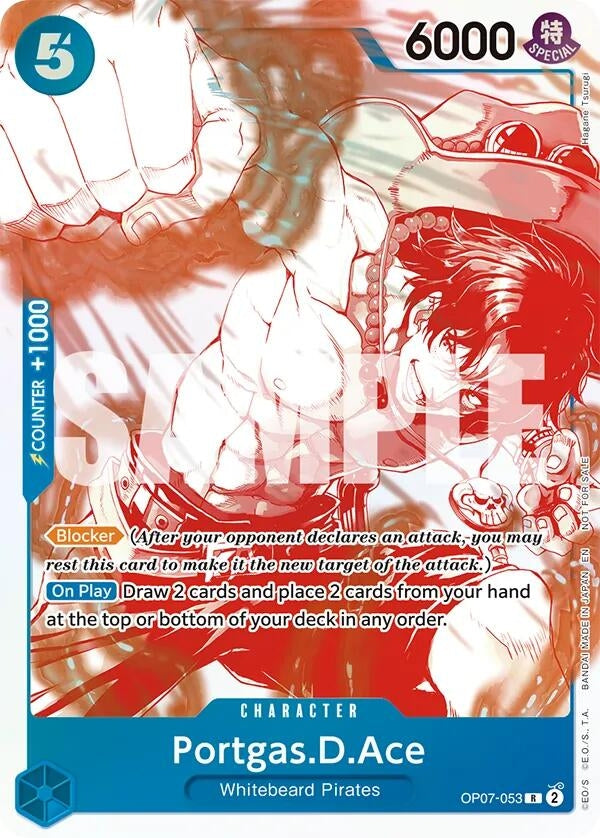 Image for Portgas.D.Ace - OP07-053 (3rd Anniversary Treasure Campaign Pack) (OP07-053) (One Piece Promotion Cards) (OP-PR) - One Piece Card Game