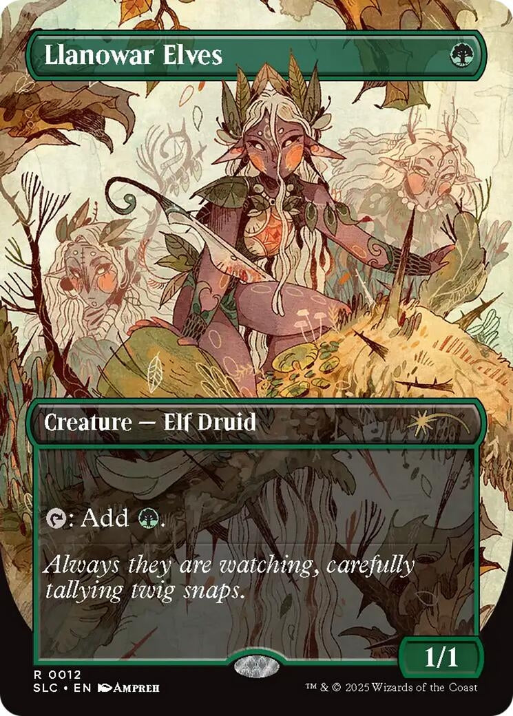 Llanowar Elves (12) (Secret Lair Countdown Kit)