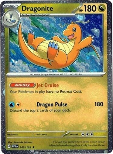 Image for Dragonite 149/165 (Cosmos Holo) (149/165) (Miscellaneous Cards & Products) - Pokemon