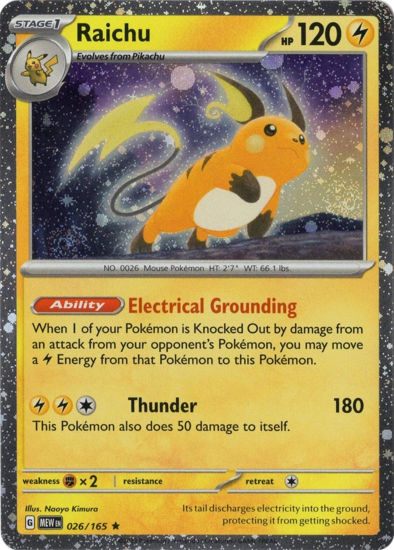 Image for Raichu 026/165 (Cosmos Holo) (026/165) (Miscellaneous Cards & Products) - Pokemon