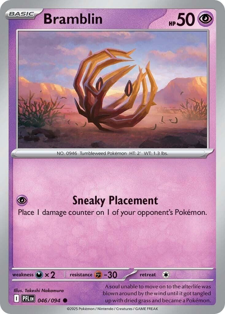 Image for Bramblin (046/094) (ME02: Phantasmal Flames) - Pokemon