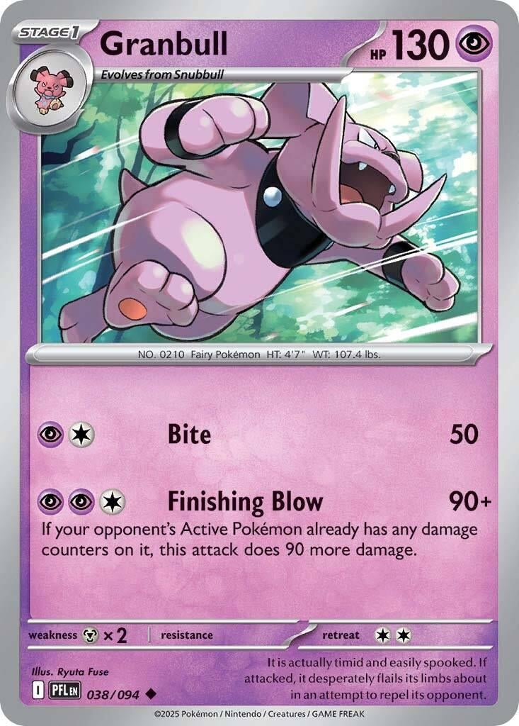 Image for Granbull (038/094) (ME02: Phantasmal Flames) - Pokemon