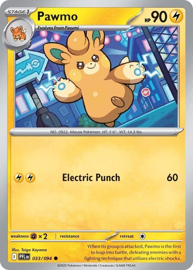 Image for Pawmo (033/094) (ME02: Phantasmal Flames) - Pokemon
