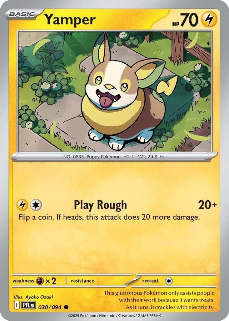 Image for Yamper (030/094) (ME02: Phantasmal Flames) - Pokemon
