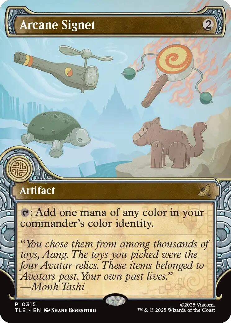 Arcane Signet (Showcase) (315) (Avatar: The Last Airbender: Eternal-Legal)