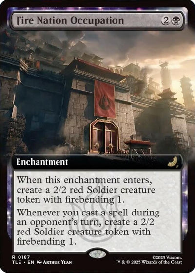 Fire Nation Occupation (Extended Art) (187) (Avatar: The Last Airbender: Eternal-Legal)