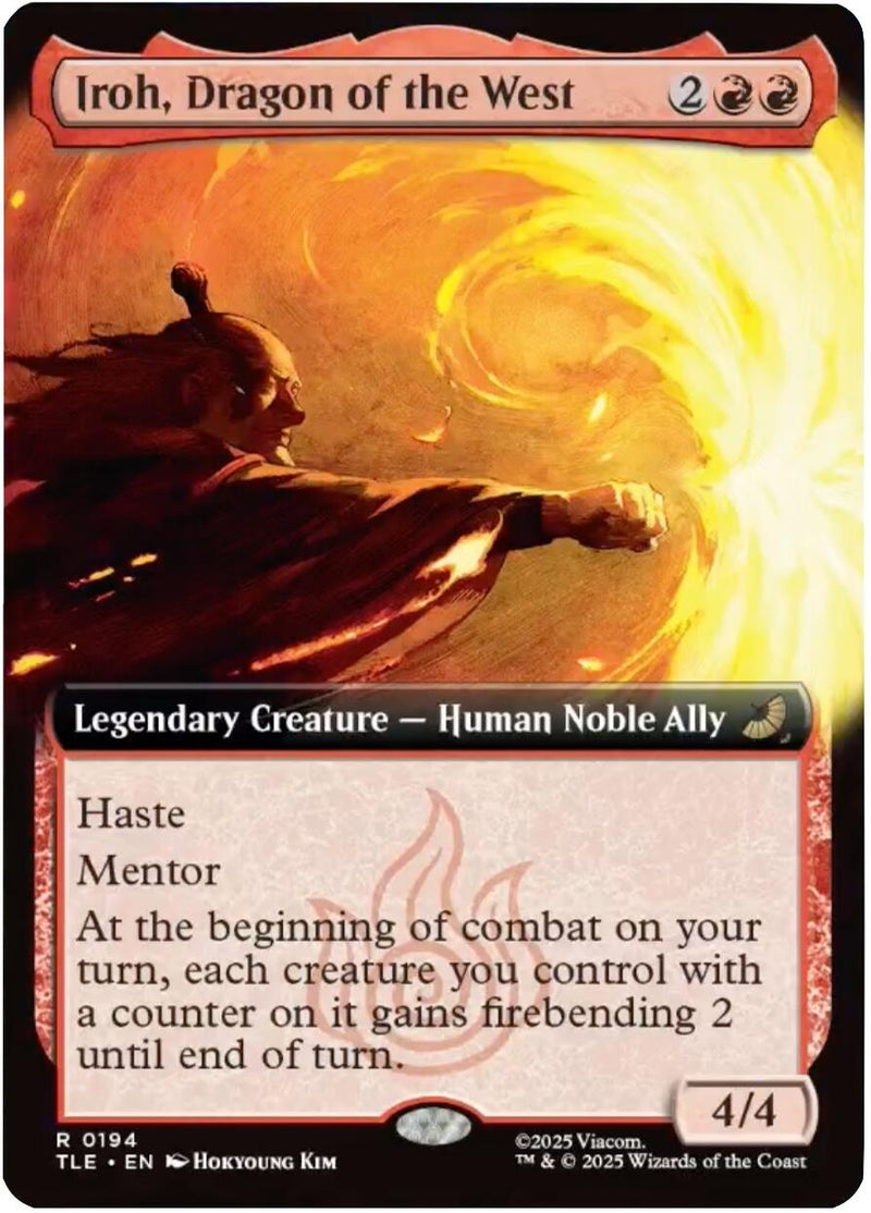 Iroh, Dragon of the West (Extended Art) (194) (Avatar: The Last Airbender: Eternal-Legal)