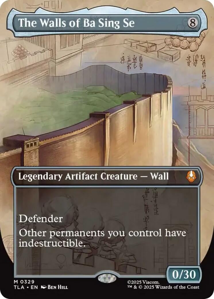 The Walls of Ba Sing Se (Borderless) (329) (Avatar: The Last Airbender)