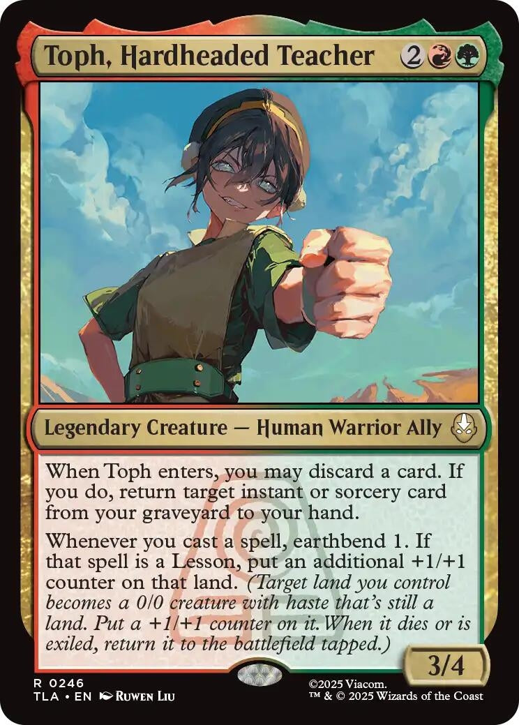 Toph, Hardheaded Teacher (246)