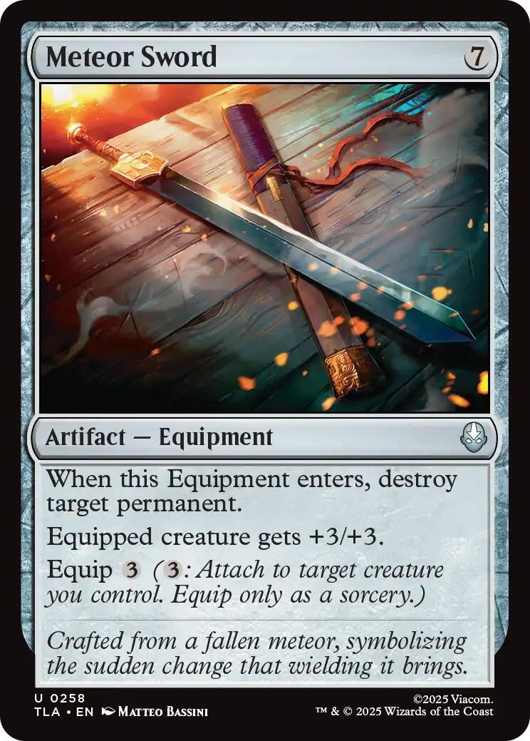 Meteor Sword (258) (Avatar: The Last Airbender)