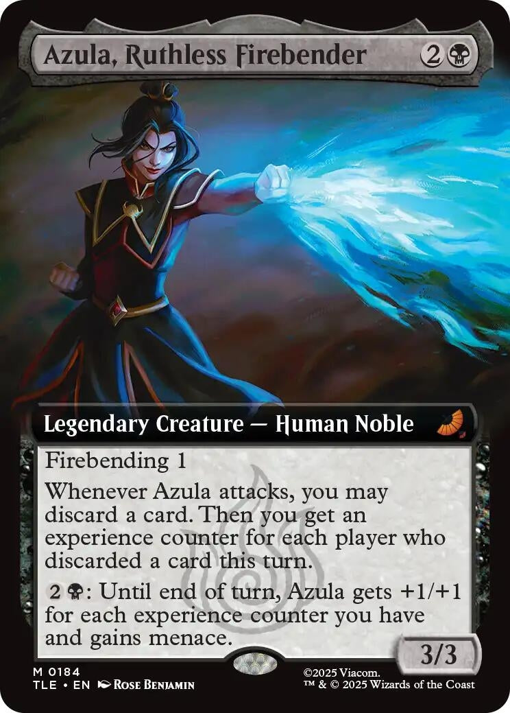 Azula, Ruthless Firebender (Extended Art) (184) (Avatar: The Last Airbender: Eternal-Legal)
