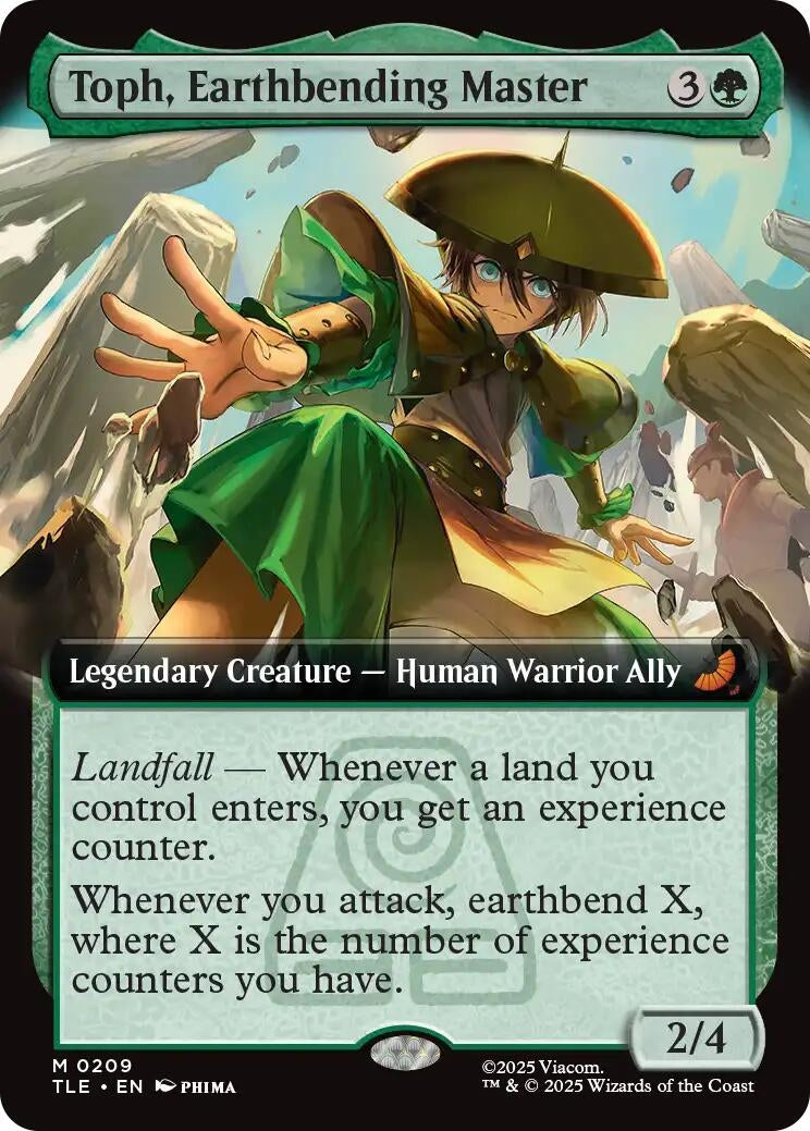 Image for Toph, Earthbending Master (Extended Art) (209) (Avatar: The Last Airbender: Eternal-Legal) - Magic: The Gathering