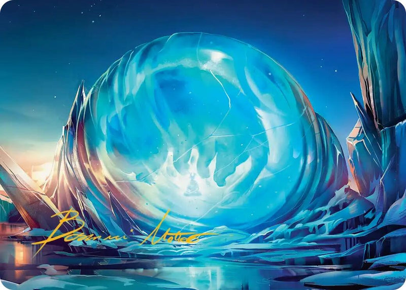 Aang's Iceberg Art Card (Gold-Stamped Signature) (2) (Avatar: The Last Airbender)