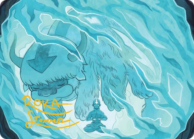 Aang's Iceberg 2 Art Card (Gold-Stamped Signature) (40) (Avatar: The Last Airbender)