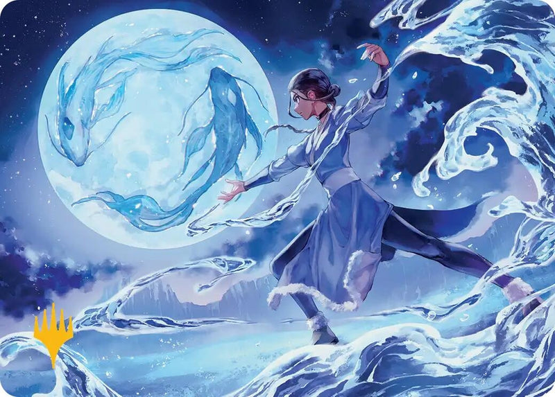 Waterbender Ascension Art Card (Gold-Stamped Planeswalker Symbol) (6)