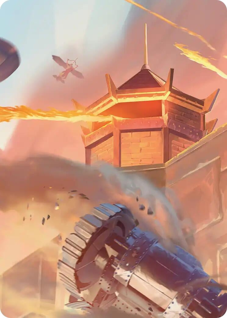 Fire Nation Turret Art Card (Avatar: The Last Airbender)