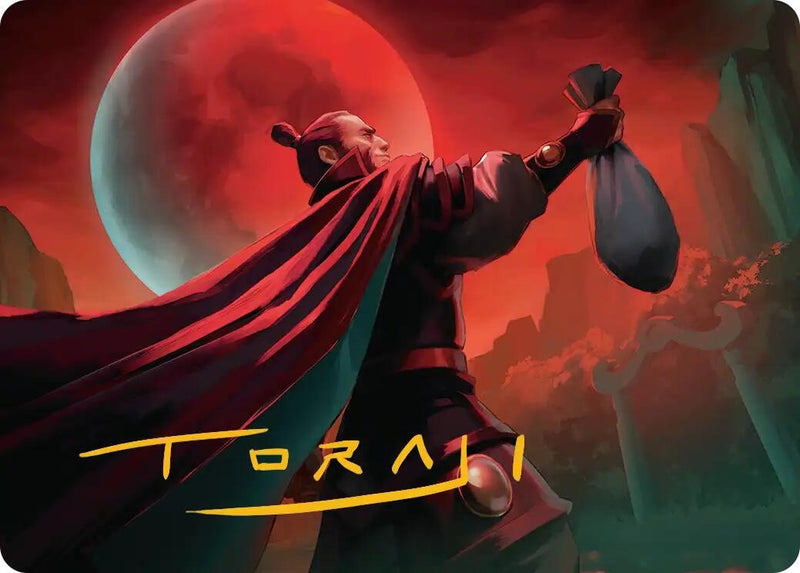 Zhao, the Moon Slayer Art Card (Gold-Stamped Signature) (11) (Avatar: The Last Airbender)