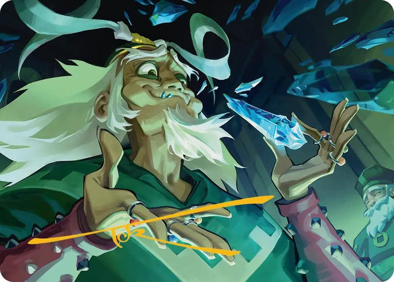 Bumi, King of Three Trials Art Card (Gold-Stamped Signature) (14) (Avatar: The Last Airbender)