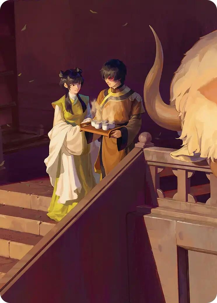 Mai and Zuko Art Card (Avatar: The Last Airbender)