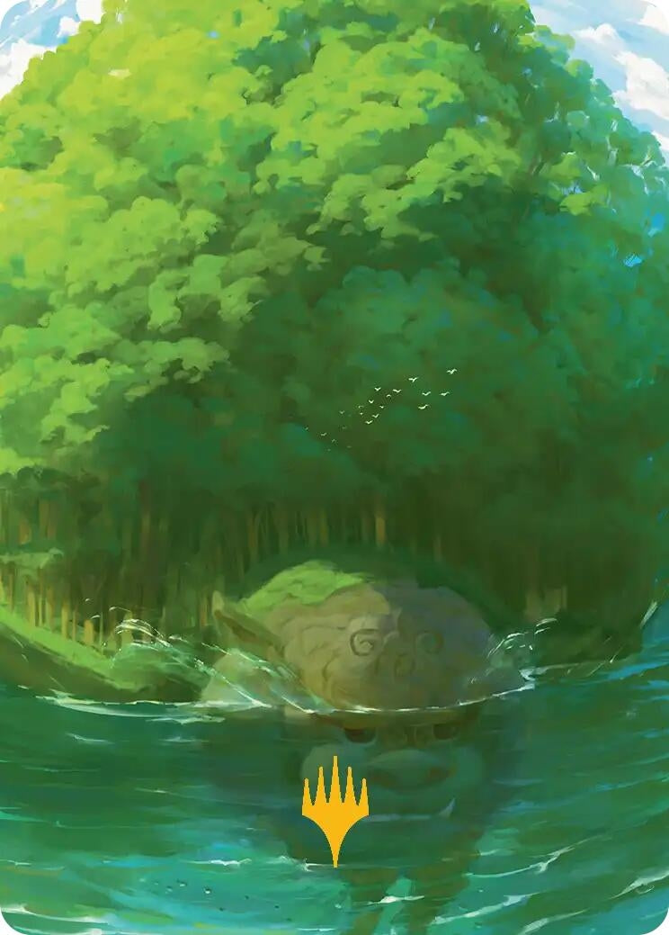 Forest Art Card (Gold-Stamped Planeswalker Symbol) (54) (Avatar: The Last Airbender)