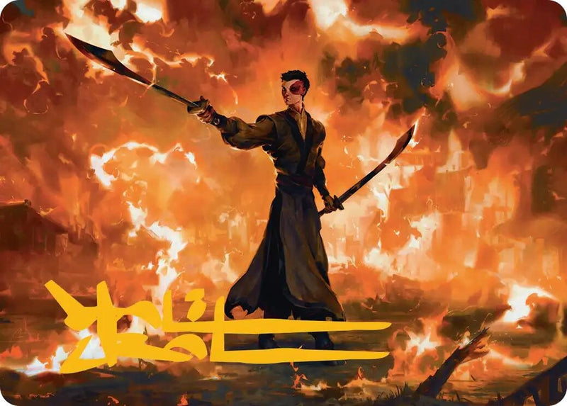 Zuko, Conflicted Art Card (Gold-Stamped Signature) (24) (Avatar: The Last Airbender)