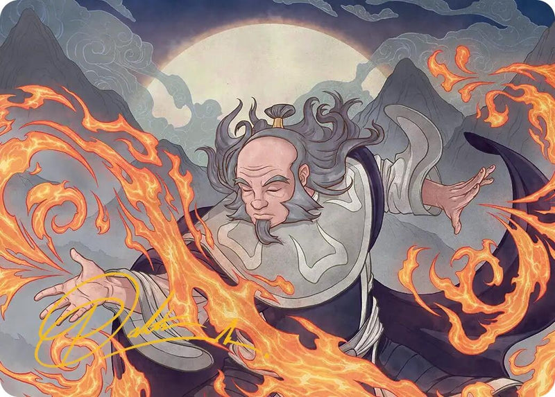 Iroh, Grand Lotus Art Card (Gold-Stamped Signature) (47) (Avatar: The Last Airbender)