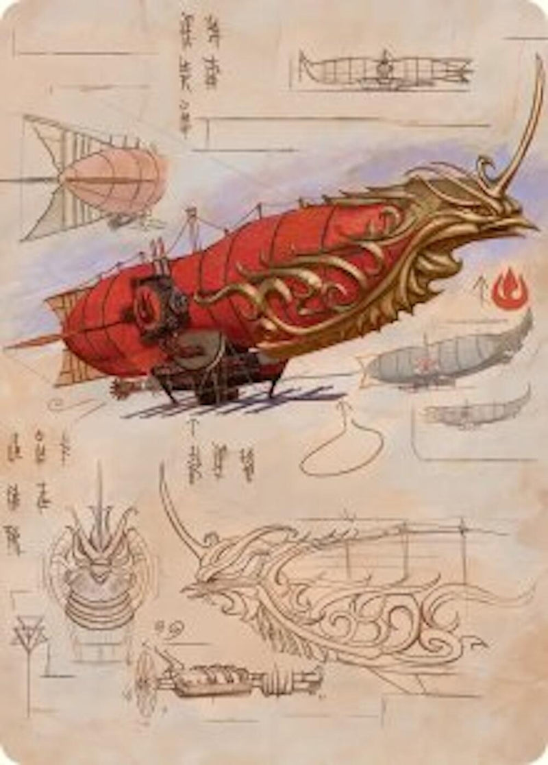 Phoenix Fleet Airship Art Card (35) (Avatar: The Last Airbender)